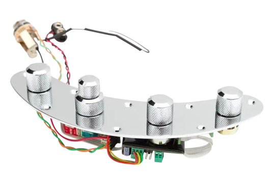 John East MM-Style MMSR 4 Knob 3 Band Chrome